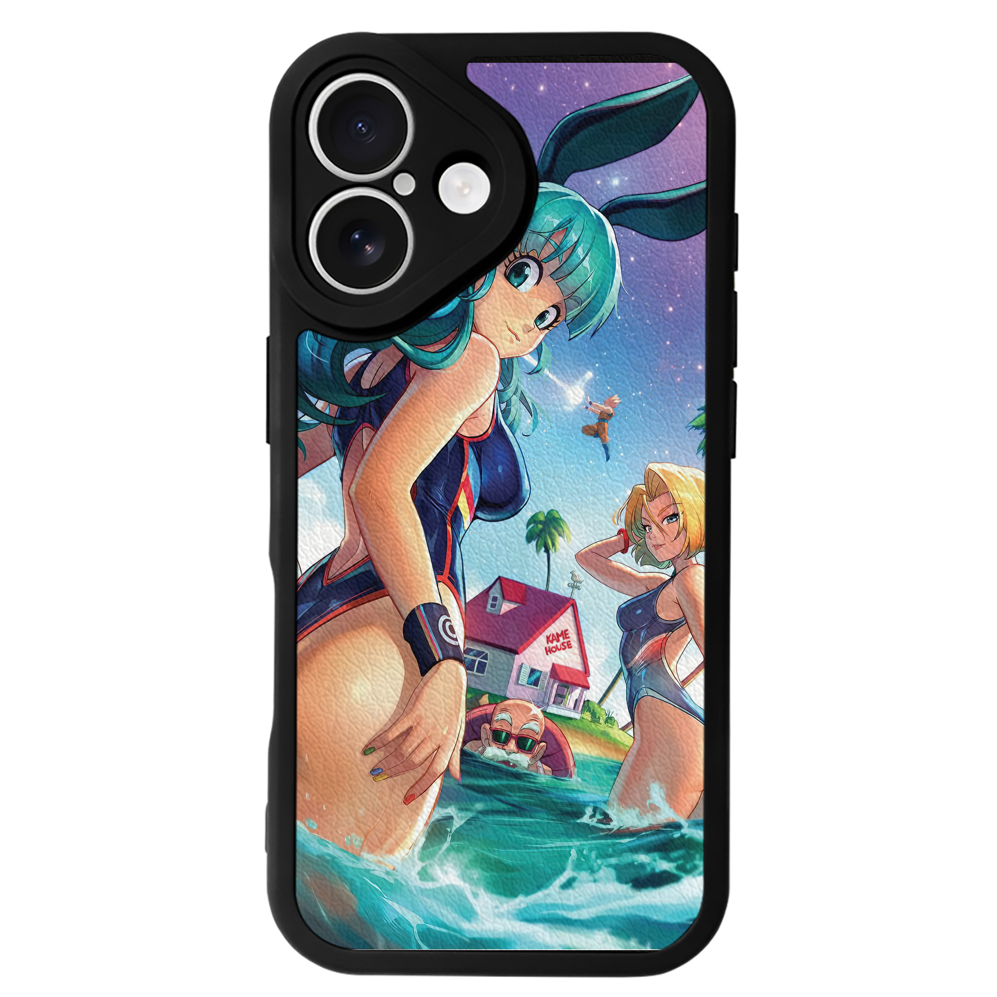 （画像用） ドラゴンボール DRAGON BALL 【iPhone 16シリーズ対応】シリコンスマホケース（レザー調） 材質：シリコン